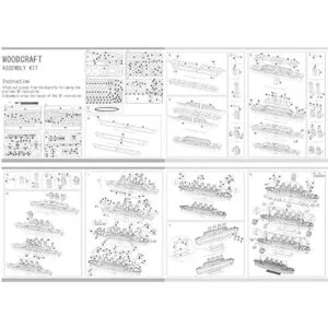 Bitopbi Rompecabezas de madera 3D de tamaño grande modelo_6