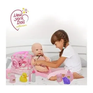 Juego de bolsa de pañales para muñeca set de alimentación_5