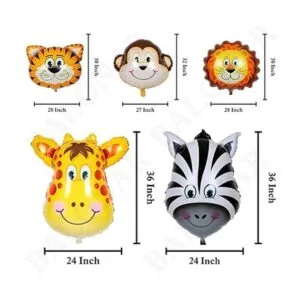 BALONAR 5 globos de papel de aluminio de 32 pulgadas con_2