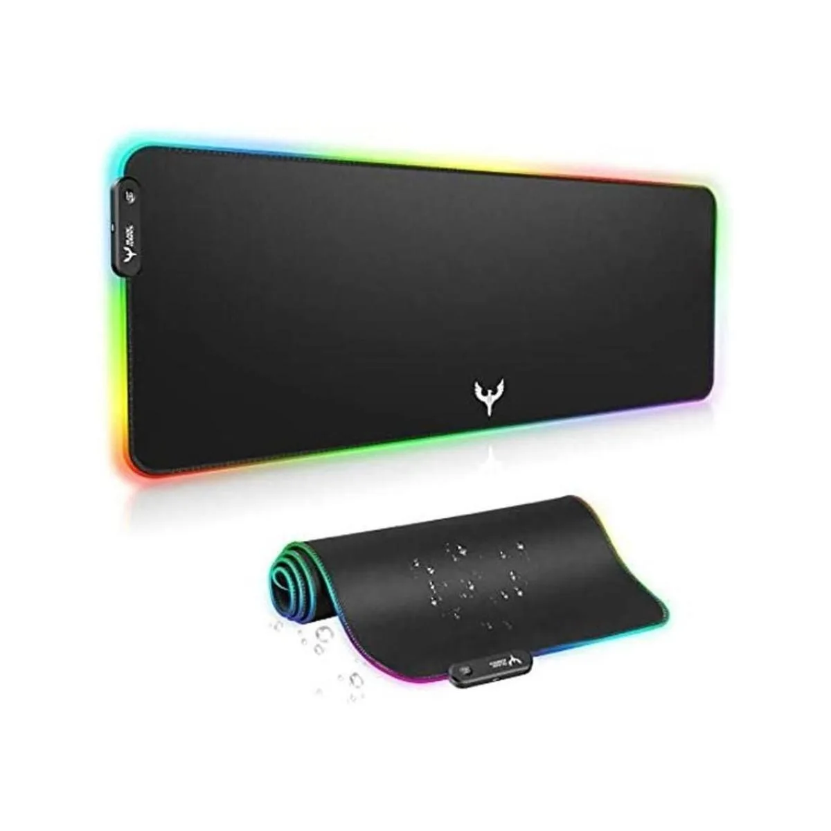 Tapete para mouse para videojuegos RGB suave_1