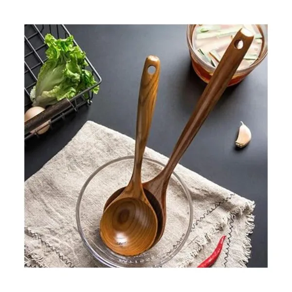 Juego de 2 cucharones de madera para cucharas de cocina_4
