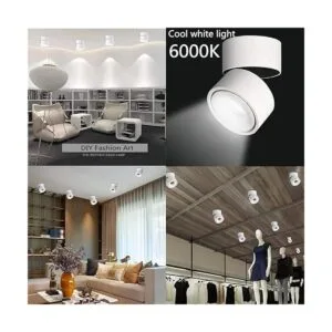 Foco LED de techo para interiores de 360 ajustable_2