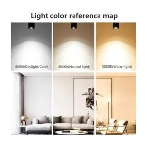 Foco LED de techo para interiores de 360 ajustable_4