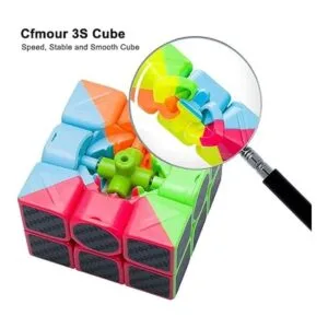 Speed Cube Adhesivo mágico de fibra de carbono de 3 x 3 x_6