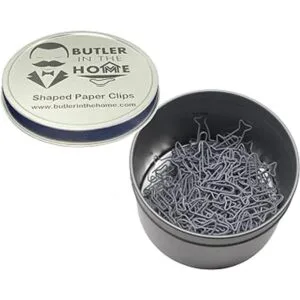 Clips de papel con forma de tiburón de 100 hilos ideal_3