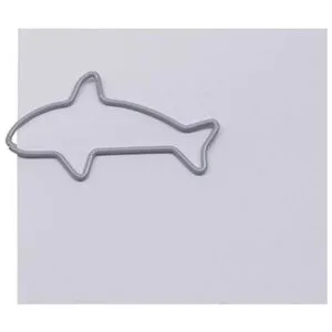 Clips de papel con forma de tiburón de 100 hilos ideal_4