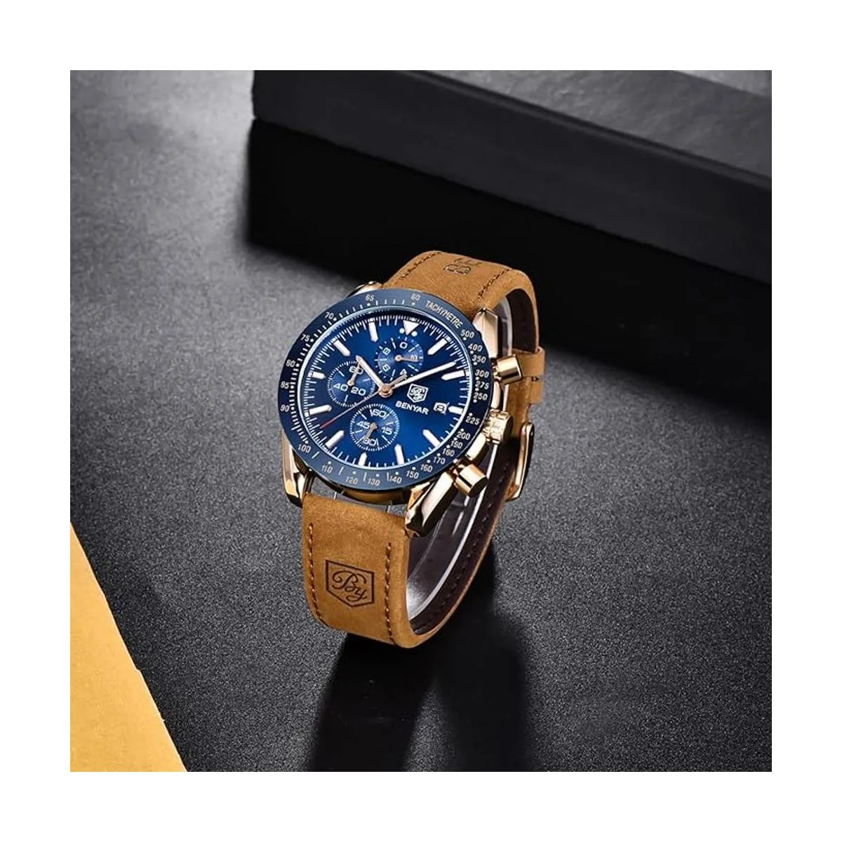 BENYAR 5140L Reloj de pulsera de estilo clásico moderno_5