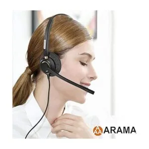 Arama Auriculares para teléfono RJ9 con micrófono con_2