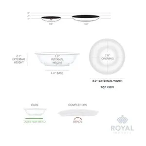 Plato para tarta de acrílico transparente profundo plato_6