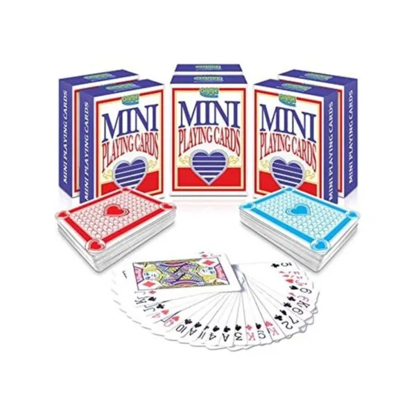 Gamie Mini cartas de juego de 2.5 pulgadas paquete de 6_1