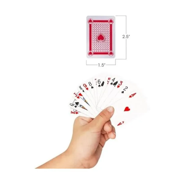 Gamie Mini cartas de juego de 2.5 pulgadas paquete de 6_3