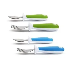 Munchkin Tenedor y cuchara para niños pequeños 4_4