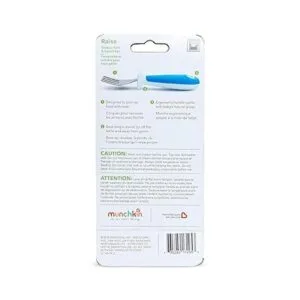 Munchkin Tenedor y cuchara para niños pequeños 4_6