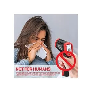 Eventek Termómetro infrarrojo termómetro láser IR de_2
