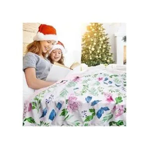 Manta de bebé para niñas súper suave de doble capa con_5