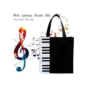 Piano Bolso de mano reutilizable bolsa de la compra_4