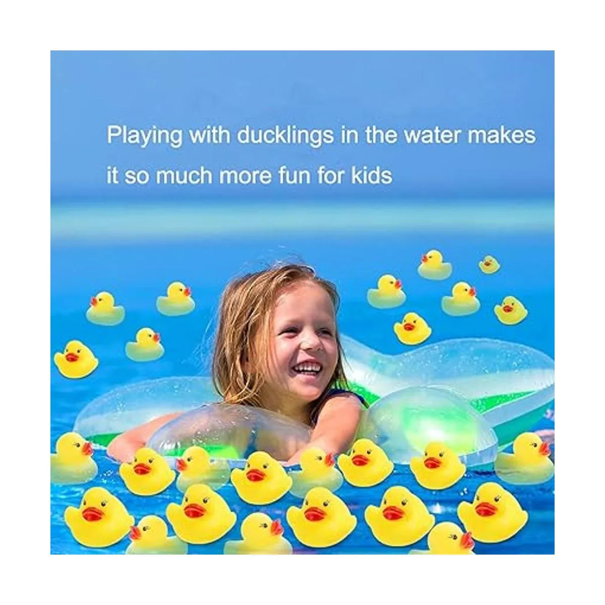 LOUHUA Patito de goma miniatura; juguete de baño para_5