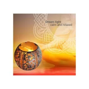 Luz nocturna de sal lámpara de sal natural con 2_2