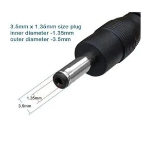 Paquete de 3 cables de alimentación USB a CC de 0.138 in x_2