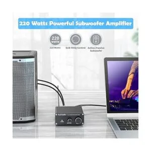 Fosi Audio TP02 TDA7498E Amplificador de subwoofer mini_4