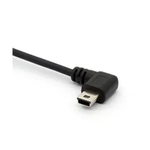 Cable Mini USB en espiral con muelle de 90 grados cable_2