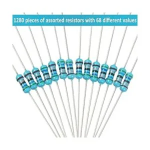 Kit de resistencia de 1280 piezas 64 valores 1 de_2