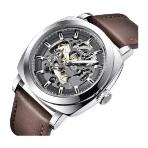 Benyar Relojes automáticos para hombre correa de cuero_2