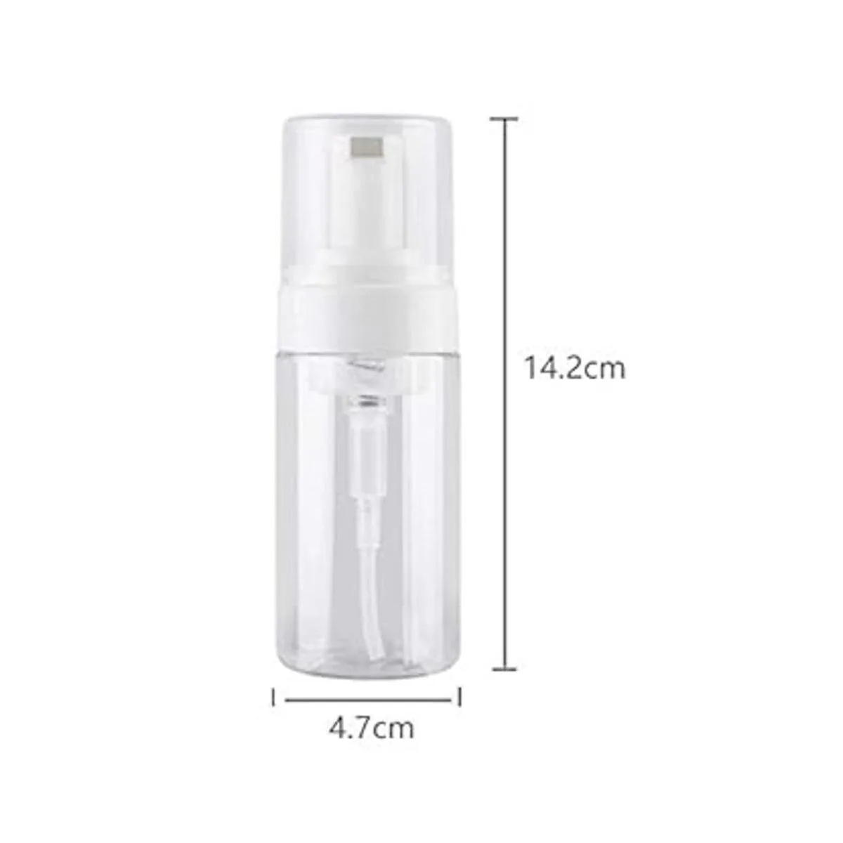 LASSUM 2 piezas de plástico transparente espumante líquido_2