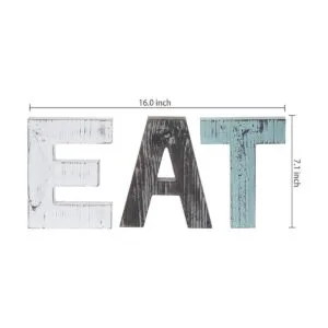 MyGift Letrero EAT para decoración de cocina multicolor_4