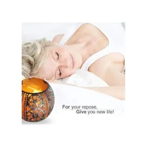 Luz nocturna de sal lámpara de sal natural con 2_4