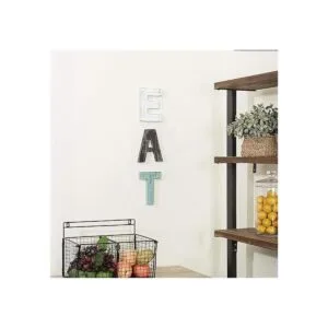 MyGift Letrero EAT para decoración de cocina multicolor_3