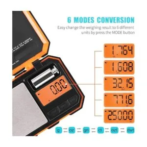 Báscula de bolsillo de Fuzion 0.00 oz7.05 oz 0.01 g a_4