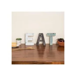 MyGift Letrero EAT para decoración de cocina multicolor_6