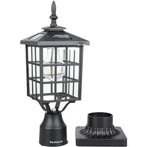 Kemeco ST4224QA Lámpara solar LED de aluminio fundido con_6