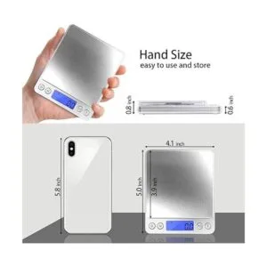 Báscula digital de cocina de Fuzion 105.82 oz0.1 g_3