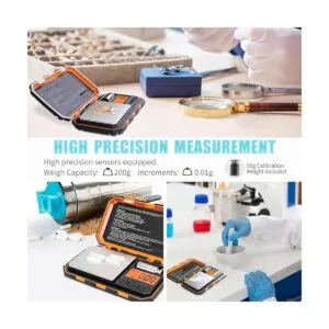 Báscula de bolsillo de Fuzion 0.00 oz7.05 oz 0.01 g a_2