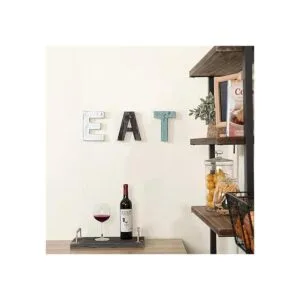 MyGift Letrero EAT para decoración de cocina multicolor_2
