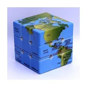 Speed Cube World Map Design Magic Cube PuzzleIQ Games_4