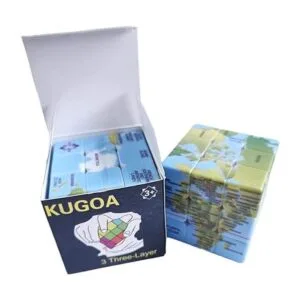 Speed Cube World Map Design Magic Cube PuzzleIQ Games_5