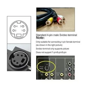 Dingsun SVideo a HDMI Converter 3RCA AV SVideo RL Audio_5