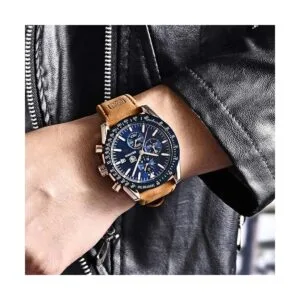 BENYAR Relojes de cuarzo para hombre cronógrafo de_6