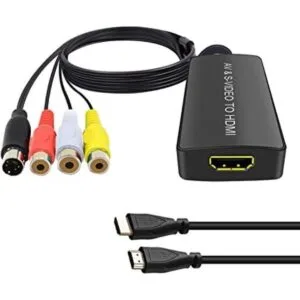 Dingsun SVideo a HDMI Converter 3RCA AV SVideo RL Audio_1