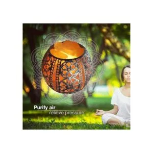 Luz nocturna de sal lámpara de sal natural con 2_3