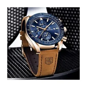 BENYAR Relojes de cuarzo para hombre cronógrafo de_3