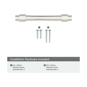 Amerock Remington Tirador de gabinete 3.780 in níquel_5