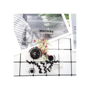 Honbay 10 colgantes con diseño de rosas esmaltadas para_7