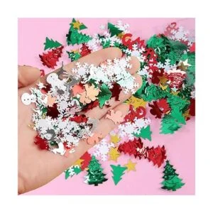Confeti de Navidad de 3.5 onzas mesa de Navidad con_2