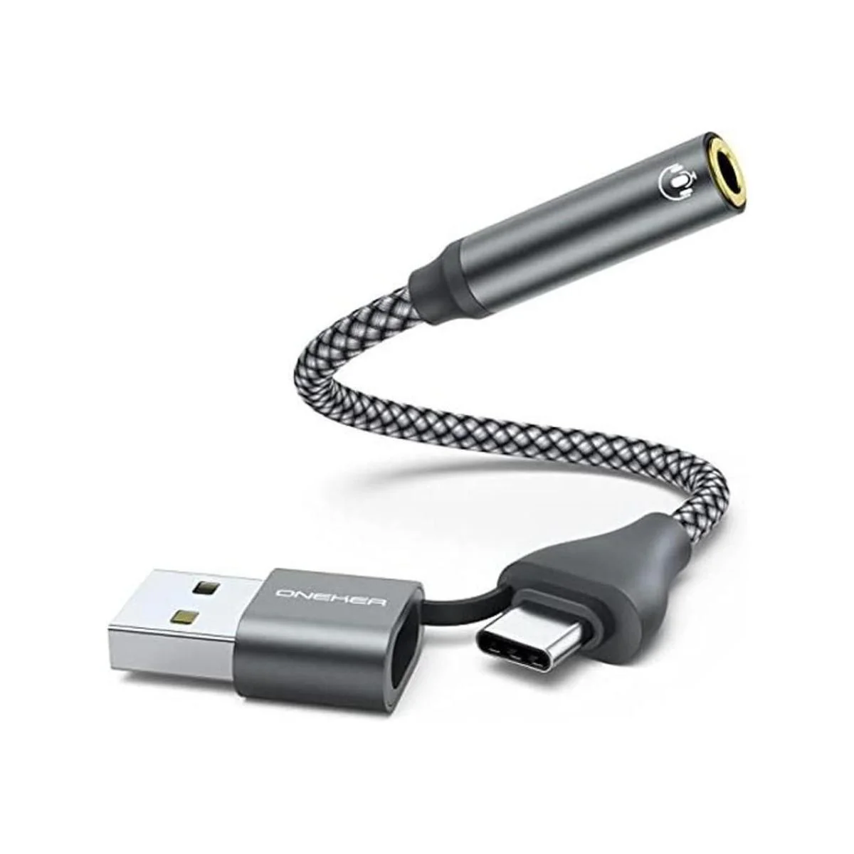 Adaptador de audio USB a 0.138 in 2 en 1 USB AUSB tipo C_1
