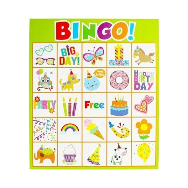 Juego de bingo de 32 jugadores y pin las velas en el_4