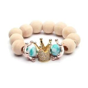 Cuentas espaciadoras de abalorios de corona40pcs_5